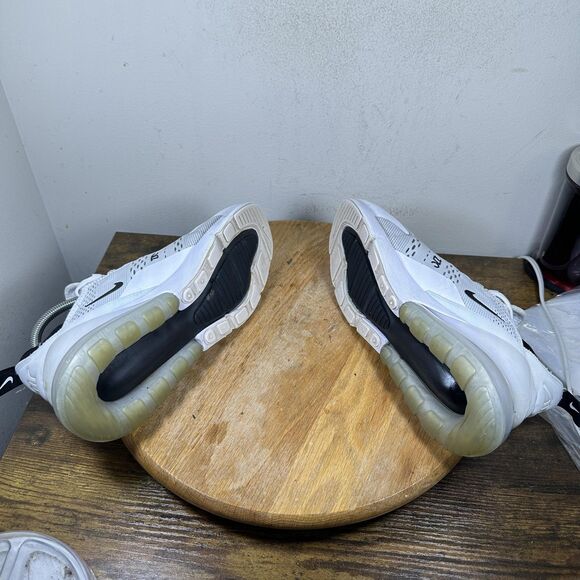 Nike Air Max 270 Shoes Womens Size 9.5 White Black AH6789-100 Running Sneakers - Picture 7 of 8